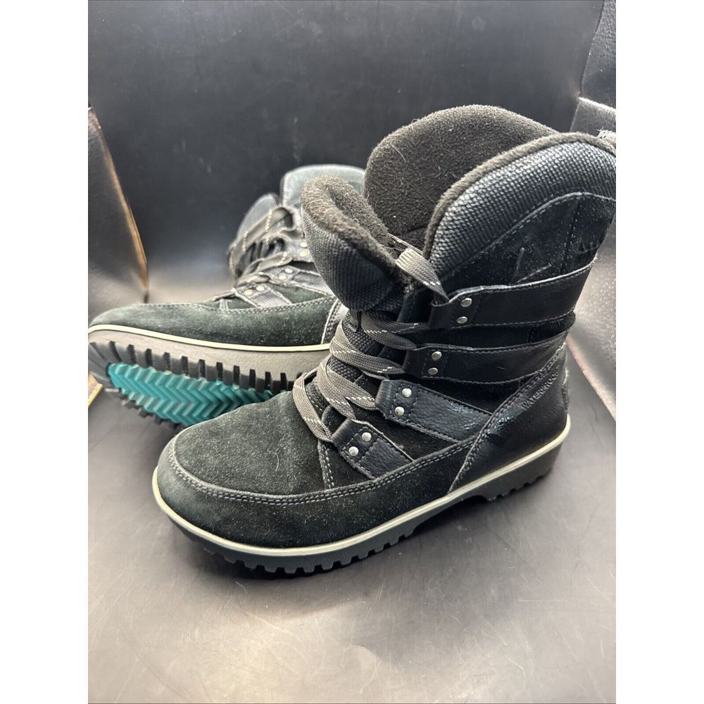 Sorel Youth Girl Snow Boots Black Size 4 *VGUC